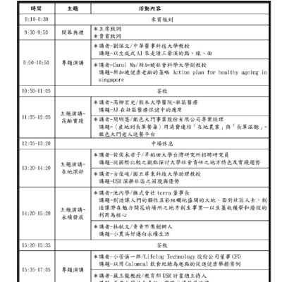 【協助轉知】中華醫事科技大學「2024在地實踐暨健康永續SIG國際交流論壇」